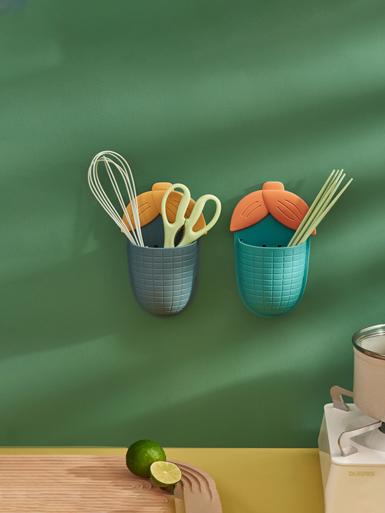 Cute Corn Wall Mounted Toothbrush Toothpaste Holder - Image 2