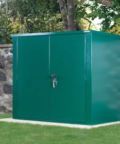 Asgard 5ftx3ft Secure Metal Garden Shed With 3 Point Locking