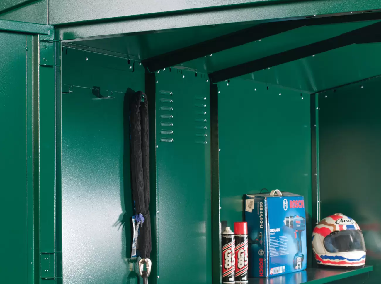 Asgard 8×7 Centurion Secure Motorcycle Storage Shed - Image 4