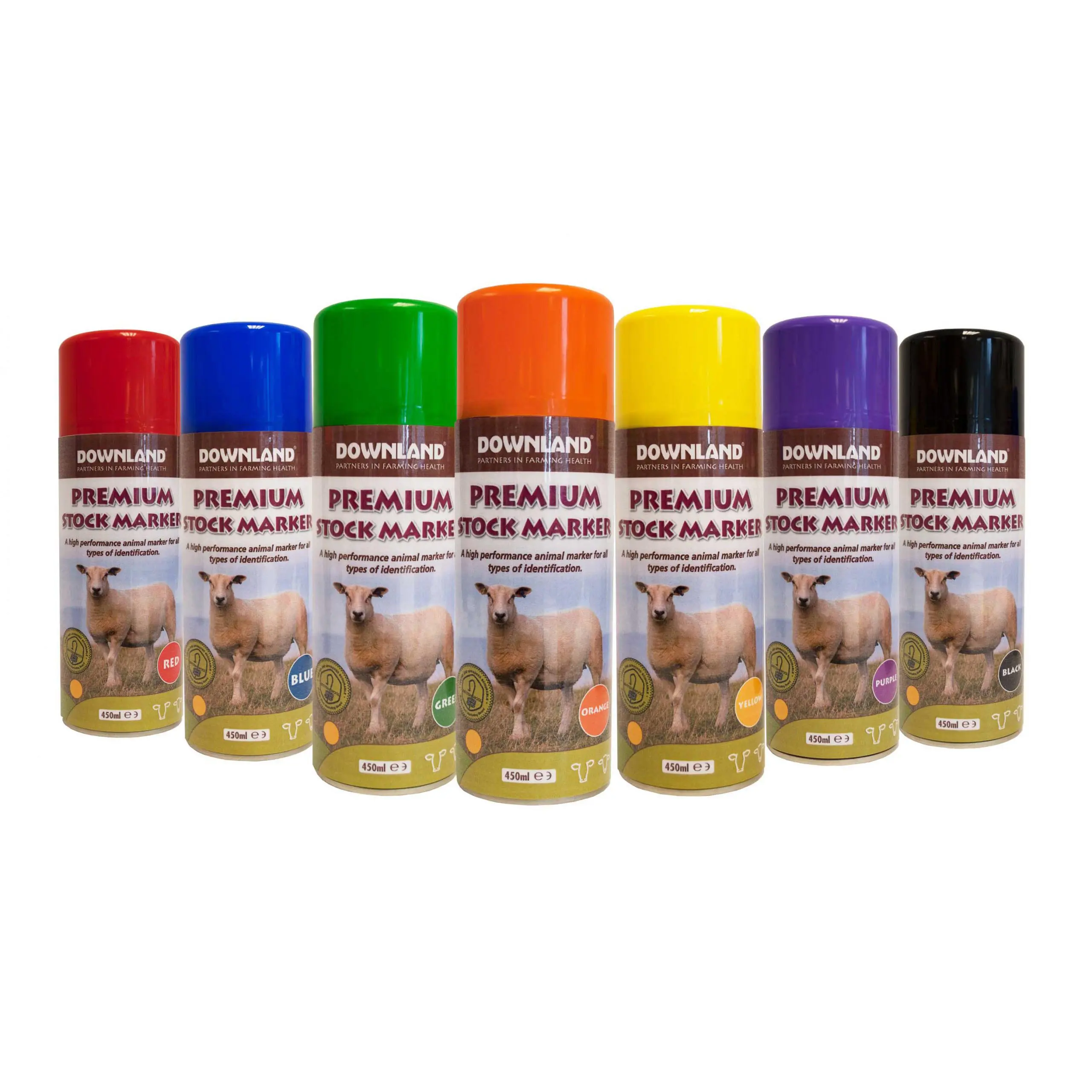 Downland Stock Marker Purple Aerosol 450ml - Image 2